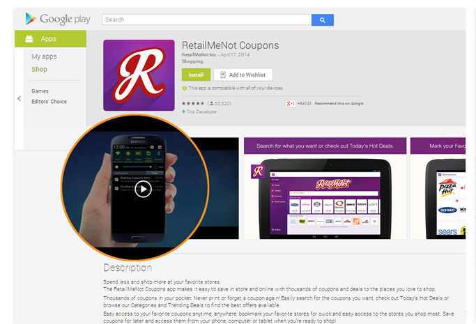 google-play video