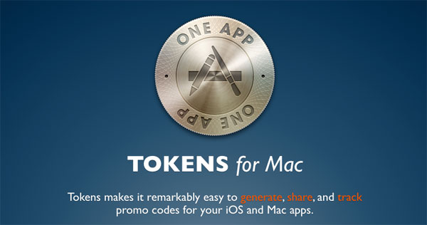 Tokens for Mac, promo code tracking