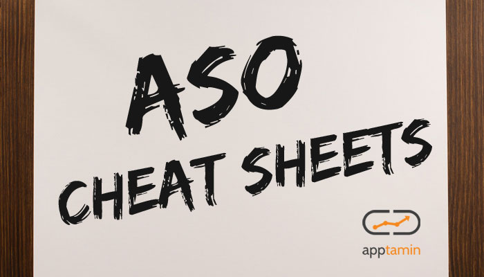 ASO cheat sheets for iOS and Android