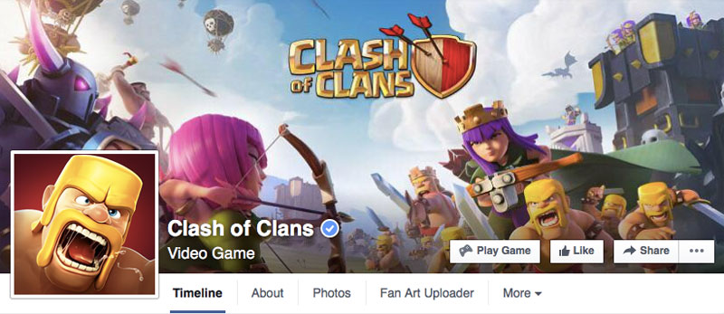 CoC on Facebook