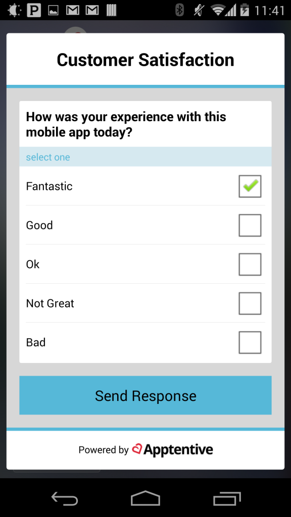 In-app Survey