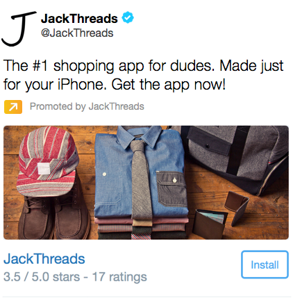 JackThreads app install