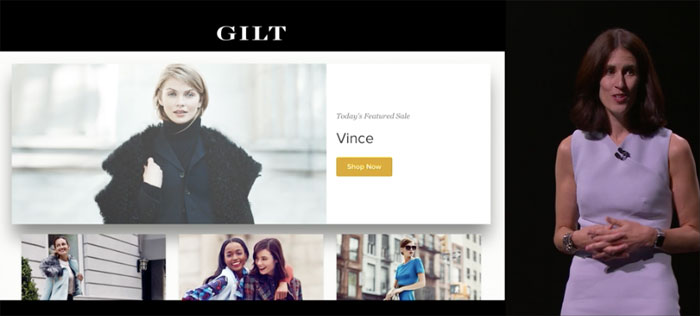 Gilt Apple TV app