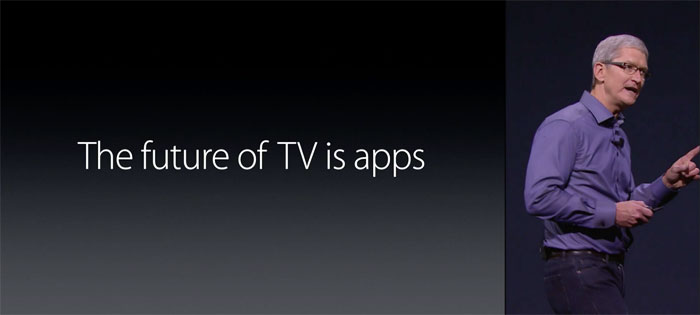 Tim Cook Apple TV speech