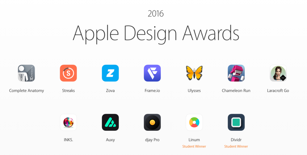 apple design award