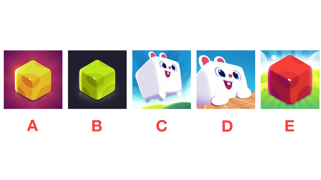 A/B testing icons