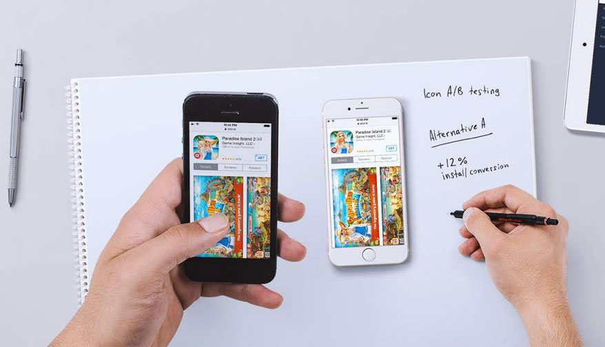 A/B testing iOS App Store