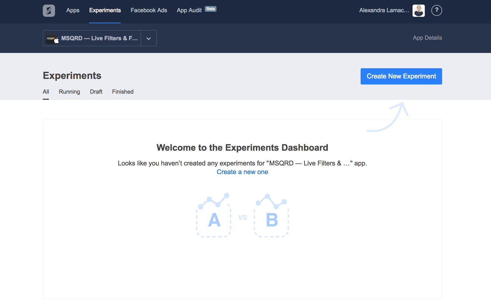 A/B testing app Splitmetrics steps 3