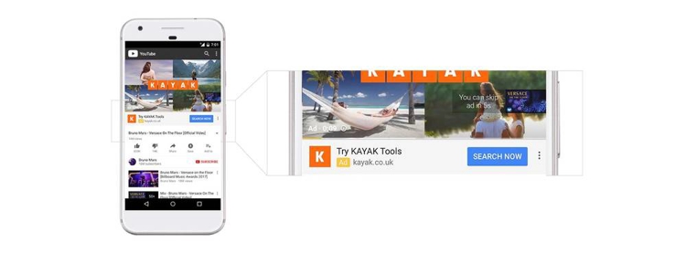 YouTube For Action Video Ads Kayak 2