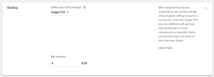 YouTube TrueView Ads Target CPA
