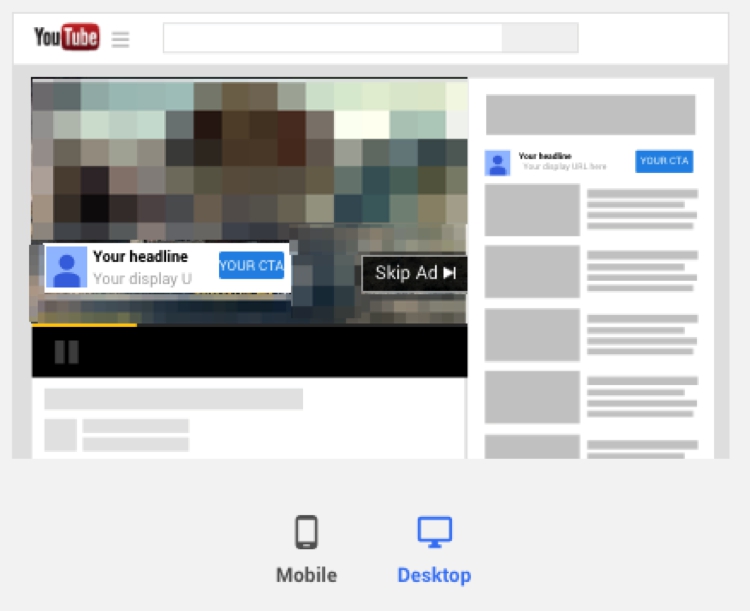 youtube in stream ad desktop