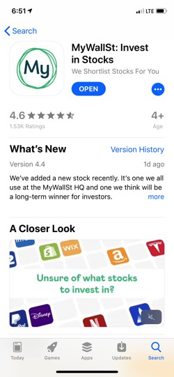 Landscape AppPreview Purchased